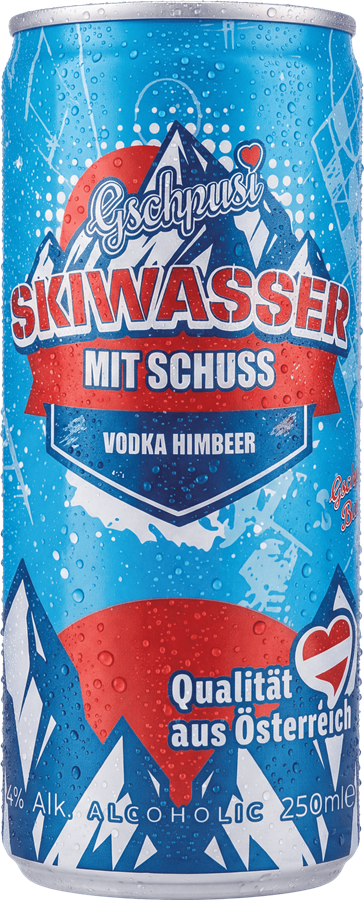 Skiwasser mit Schuss