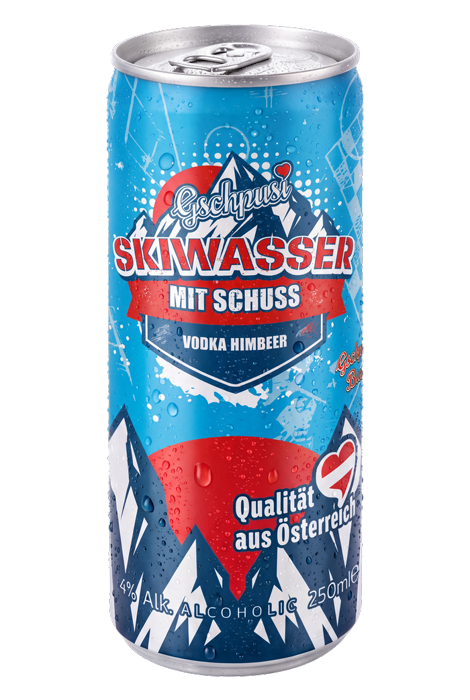 Skiwasser mit Schuss